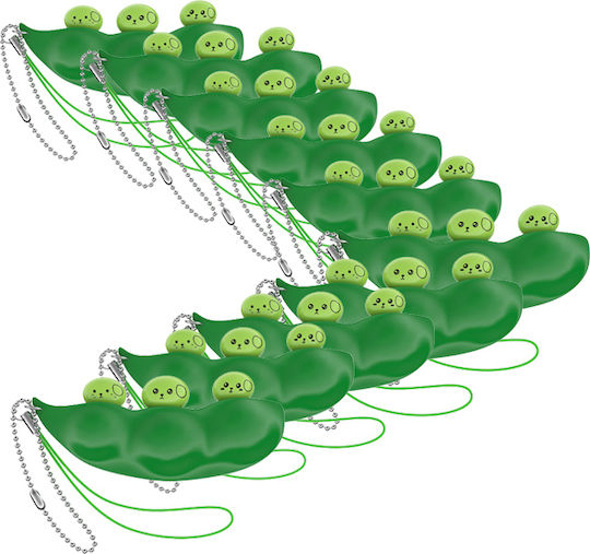 Squishy Breloc Silicon 10τμχ Verde