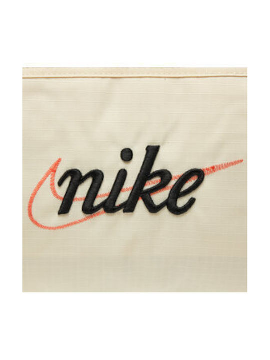 Nike Γυναικεία Τσάντα Ώμου για Γυμναστήριο Μπεζ