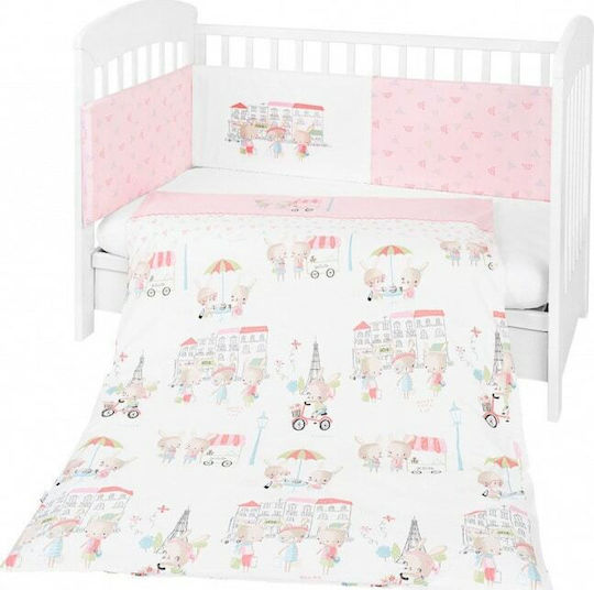 Kikka Boo Set Pentru Patut Day in Paris Multicolor 3buc piese