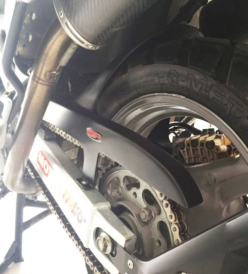 GP Kompozit Задно Крило на Мотоциклет за Honda XL 1000V Варадеро 1999-2011 Черен 1бр