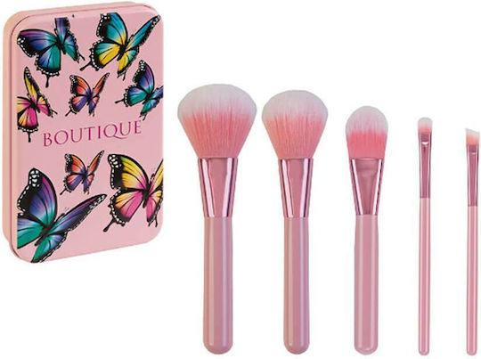 Royal Cosmetics Σετ με Πινέλα Μακιγιάζ από Συνθετική Τρίχα 5τμχ