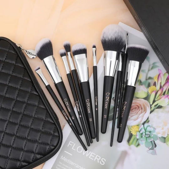DUcare Set with Makeup Brushes made of Synthetic Hair 11pcs