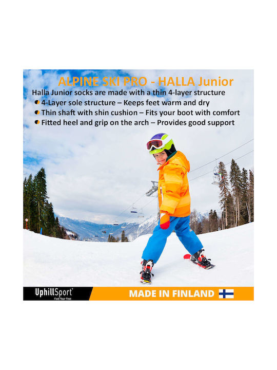 Uphillsport Κάλτσες Σκι & Snowboard Μαύρες 1 Ζεύγος