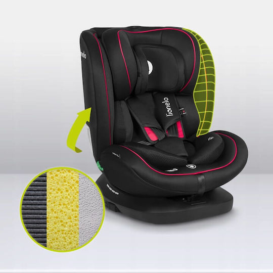Lionelo Bastiaan Baby Car Seat i-Size with Isofix Black Carbon 0-36 kg