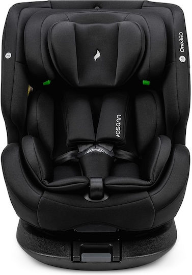 One 360° S Car Seat i-Size with Isofix All Black 0-36 kg