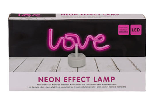 Out of the Blue LED Kinder Tischlampe Berührung Love Blau 32x12cm
