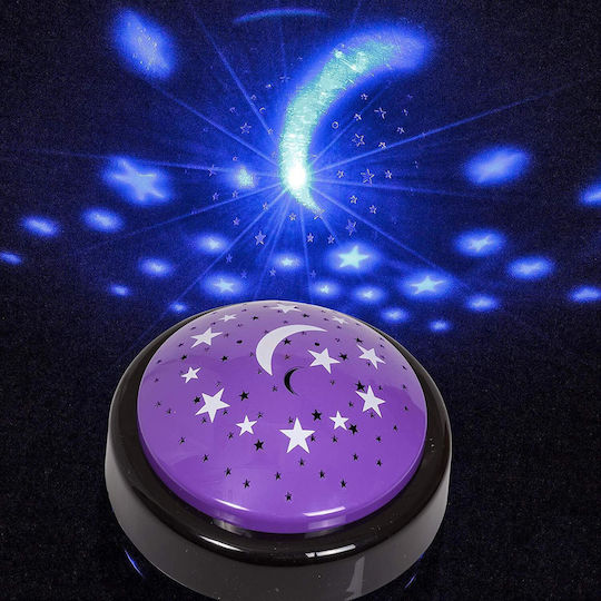 Kinderprojektorlampe Planetarium mit Sternenprojektion Schwarz