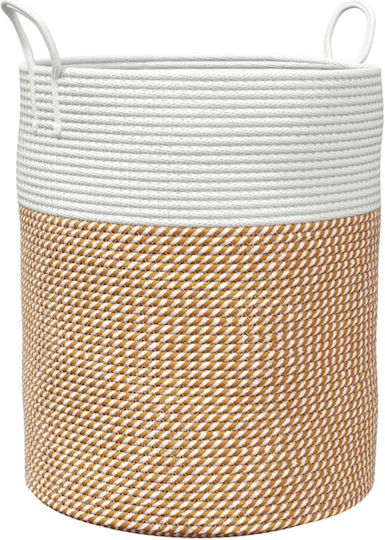 vidaXL Καλάθι Αποθήκευσης Υφασμάτινο Καφέ 38x38x46cm