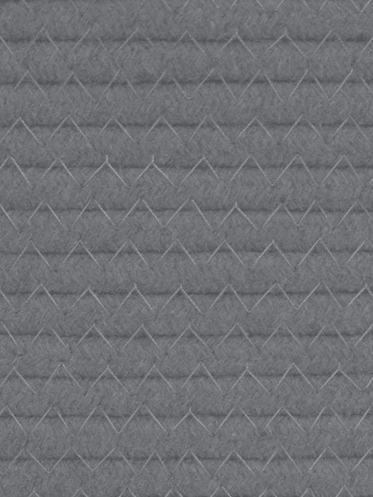 vidaXL Storage Basket Fabric Gray 51x51x33cm 1pcs