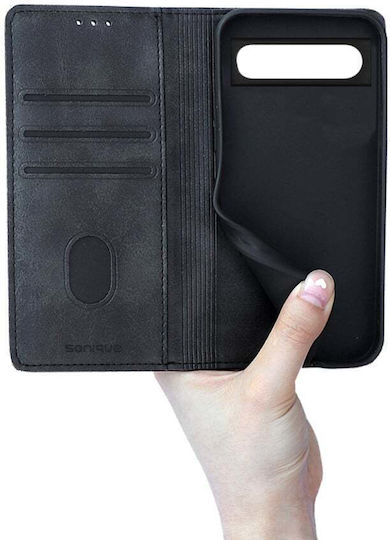 Sonique Wallet Δερματίνης / Πλαστικό / Σιλικόνης Μαύρο (Google Pixel 8 Pro)