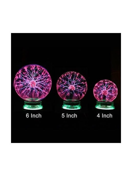 Διακοσμητικό Φωτιστικό Plasma Ball