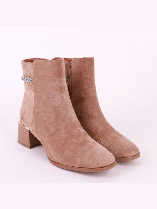 Alta Moda Damen Knöchelstiefel Braun