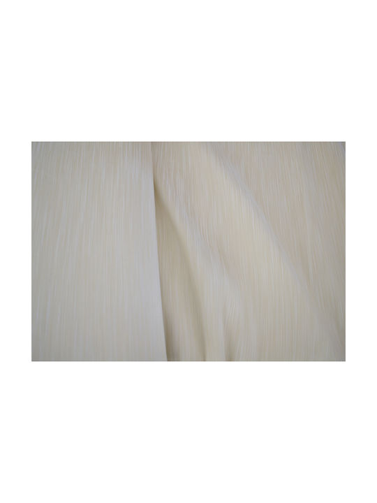 Saray Home Vorhang mit Bleistiftfalten Weiß 280x220cm