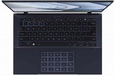 Asus Expertbook B9 B9403CVA-KM0096X 14" OLED (Kern i7-1365U/32GB/2TB SSD/Kein Betriebssystem) Star Black (US Tastatur)