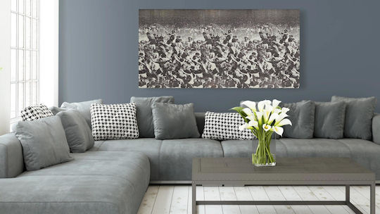Horizontal Pattern Nude Heads Painting Fabric 150x100cm