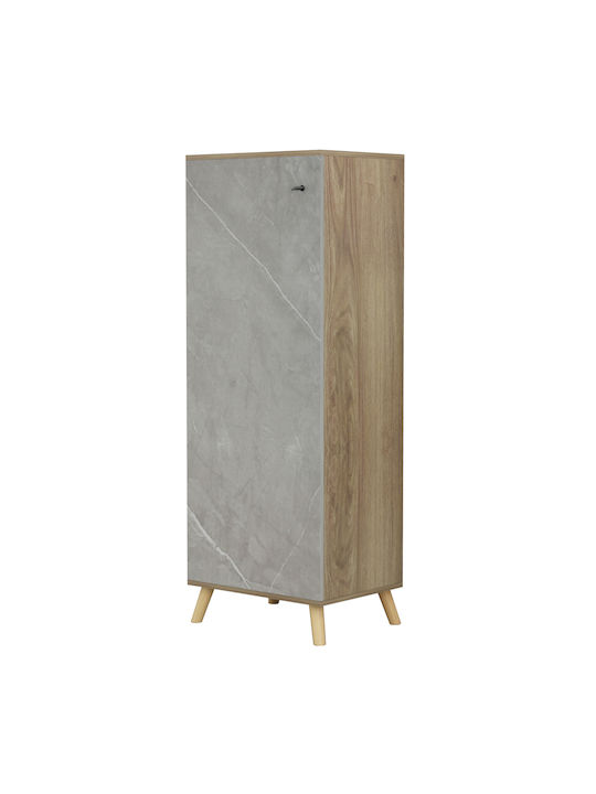 Ξύλινη Παπουτσοθήκη Alvaro 50x38x135cm