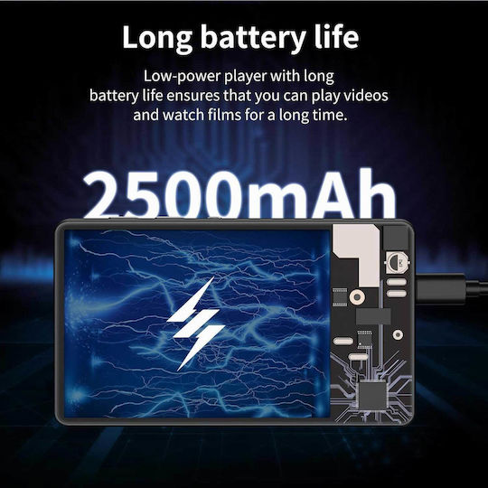Swofy ‎m503 Pro MP3 Player (80GB) with IPS / LCD Touch Screen 4" Black