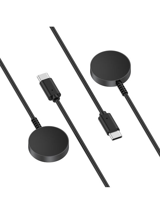 Φορτιστής για Samsung Galaxy Watch 6/6 Classic/5/5 Pro/4/4 Classic Μαύρος