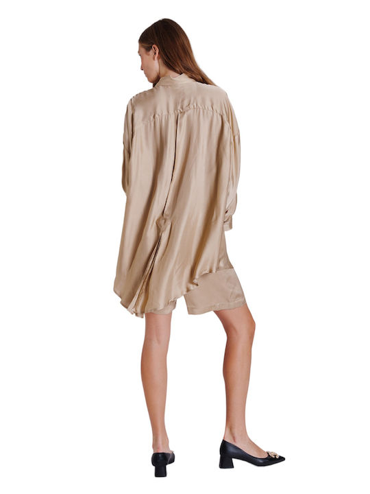 Women's Long Sleeve Shirt Beige