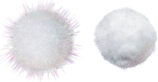 Titanum Pom Pom Handwerk Weiß Set 85Stück