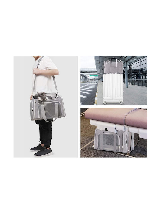 Cat Carrier Bag Gray