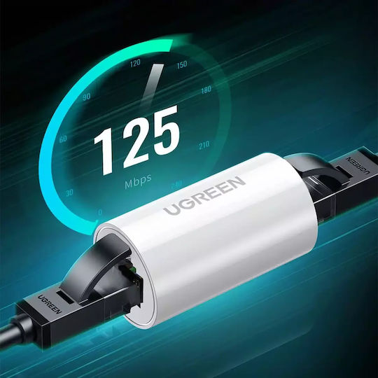 Ugreen NW116 20391 Cable Connector RJ45 network connector (White) 1pcs