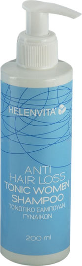 Helenvita Anti Hair Loss Tonic Women Σαμπουάν κατά της Τριχόπτωσης για Όλους τους Τύπους Μαλλιών 200ml