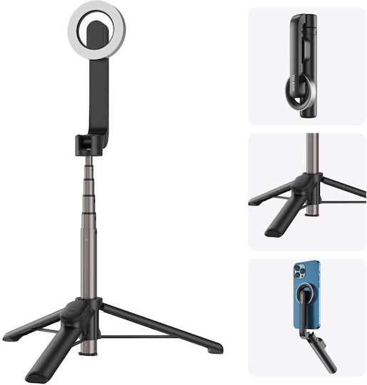 Telesin Selfie Stick with Remote Control Black