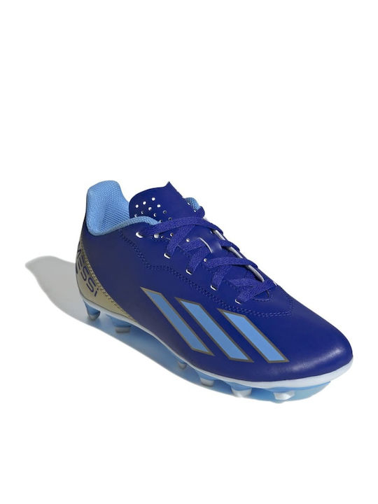 X CRAZYFAST CLUB Kids Molded Soccer Shoes Blue