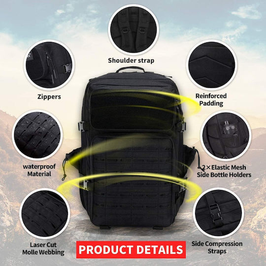 Heavy Duty Στρατιωτικό Σακίδιο Πλάτης Digital Camo 50lt