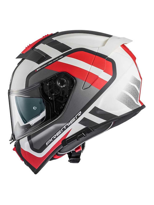 Premier Devil PH 2 Graphics Cască Moto Față întreagă ECE 22.06 1490gr cu Pinlock și Sunvisor
