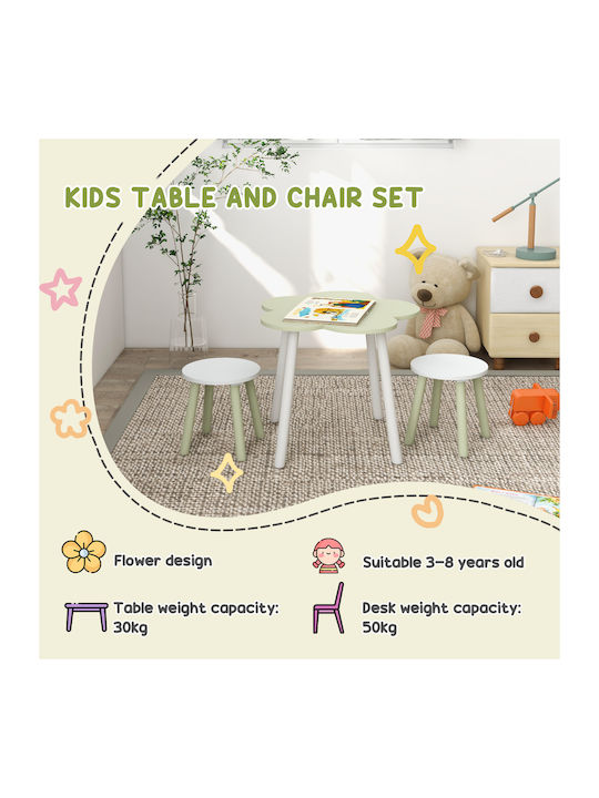 Kids Table and Chairs Set Yellow