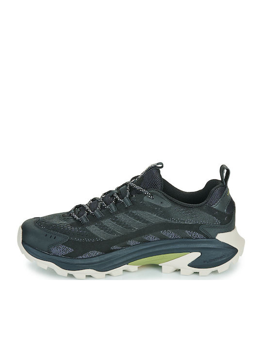 Merrell Moab Speed 2 Ανδρικά Ορειβατικά Μποτάκια Μαύρα