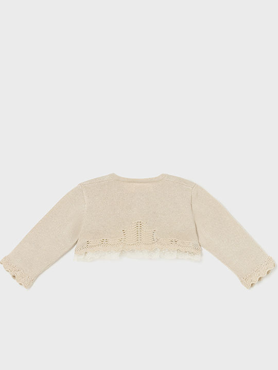 Kinderbolero Gestrickt GOLD