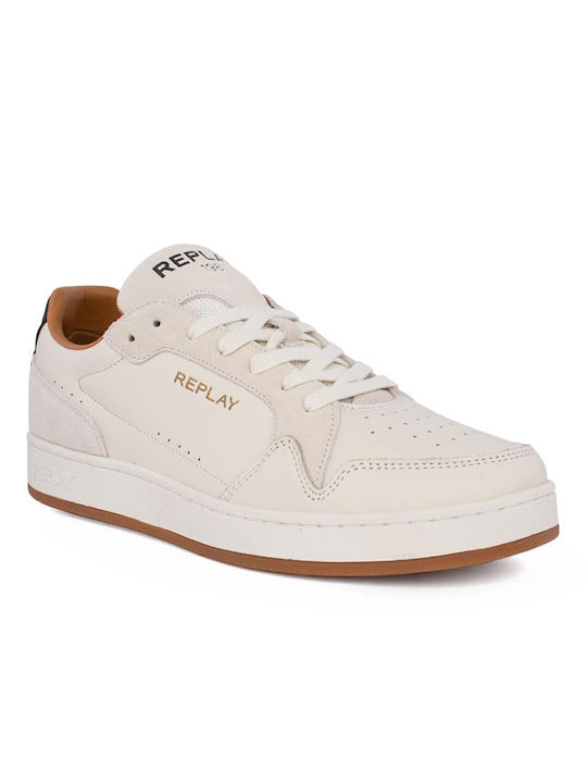 Replay Smash Fine Sneakers Off White