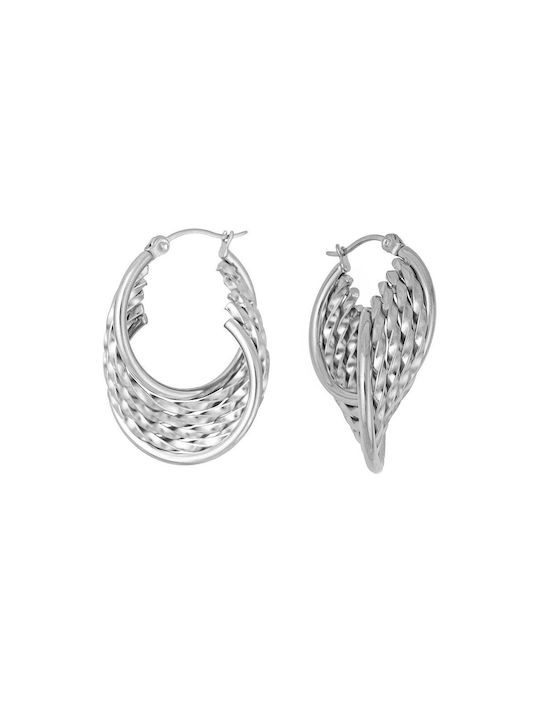 Excite-Fashion Earrings Hoops made of Steel