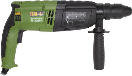 ProCraft Kreisschlag-Skoppsteinhammer Elektrisch 1400W mit Steckdose SDS Plus Schneller Wechsel BH1400DFR