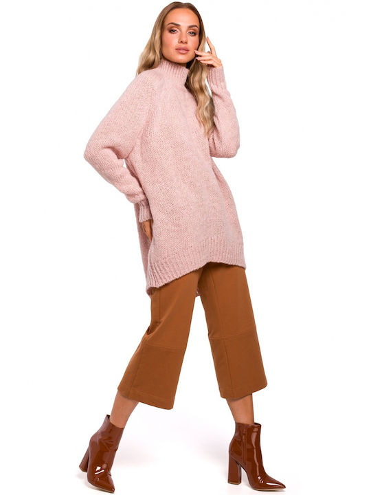 MOE Women's Long Sleeve Sweater Pink