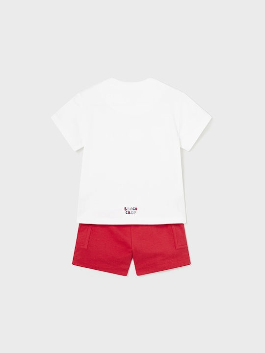 Mayoral Kids Set with Shorts Summer 2pcs Red