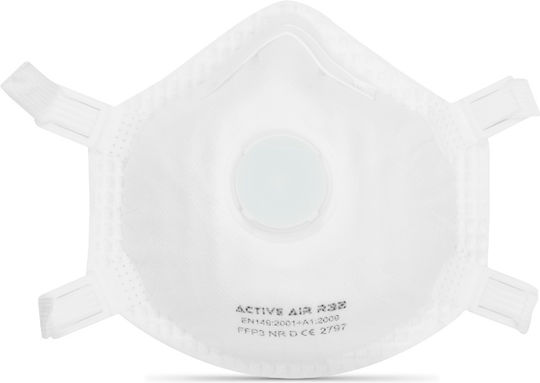 Active Gear Protective Mask FFP3 with Valve White 05-8860 1pcs