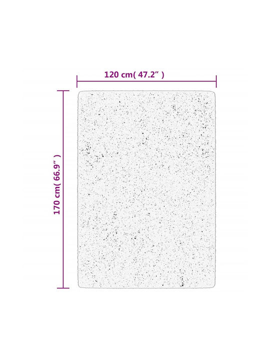 vidaXL Huarte Anti-slip Rug Rectangular Soft/ Flourishing