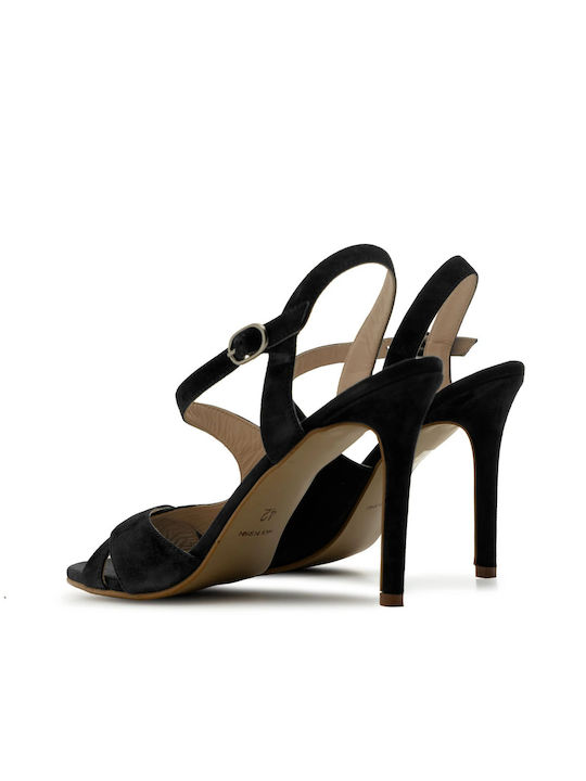 Leather Sandals Black