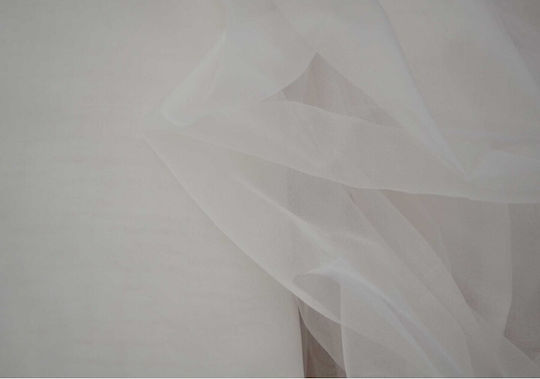 Saray Home Vorhang mit Bleistiftfalten Weiß 140x280cm