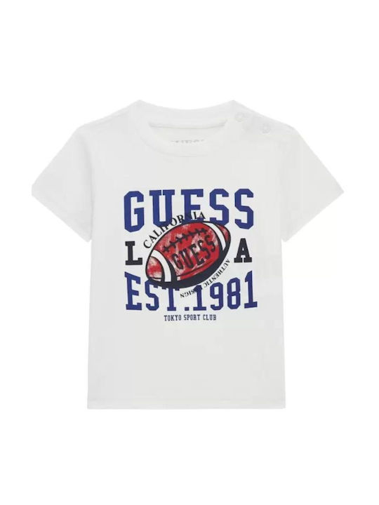 Guess Tricou pentru copii Alb