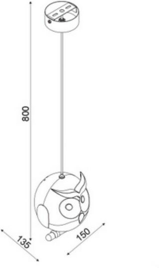 Aca Kids Ceiling Light
