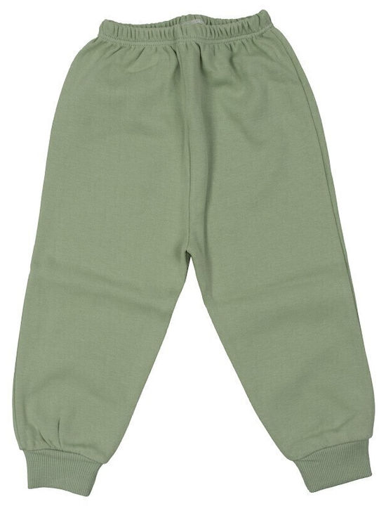 Papillon Kids Kinder Schlafanzug Winterlich Khaki