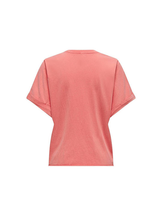 Only Damen T-Shirt Rosa