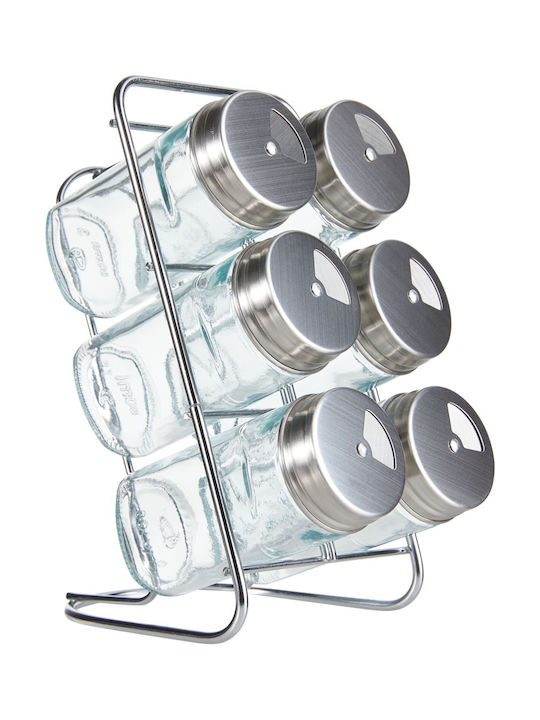 Set 6 Stück Allgemeine Verwendung Glas Vasen mit Kork Transparent 80ml 6 Stück
