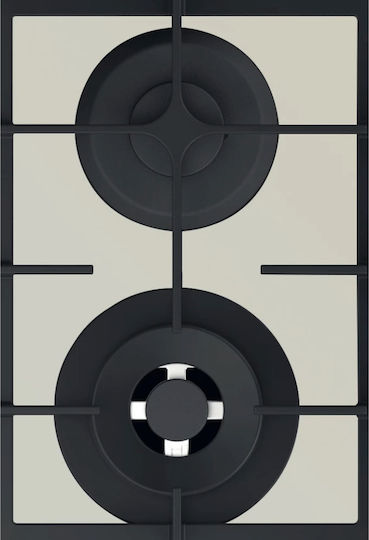 Whirlpool Εστία Υγραερίου Αυτόνομη 59x51εκ. Ασημί