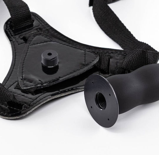 Crushious Harness με Dildo σε Μαύρο Χρώμα